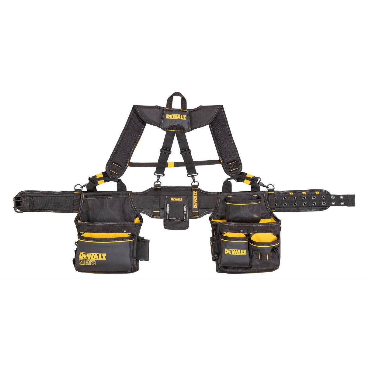 Heavy Duty Tool Belt Organizer with Suspenders and 25 Pockets M508