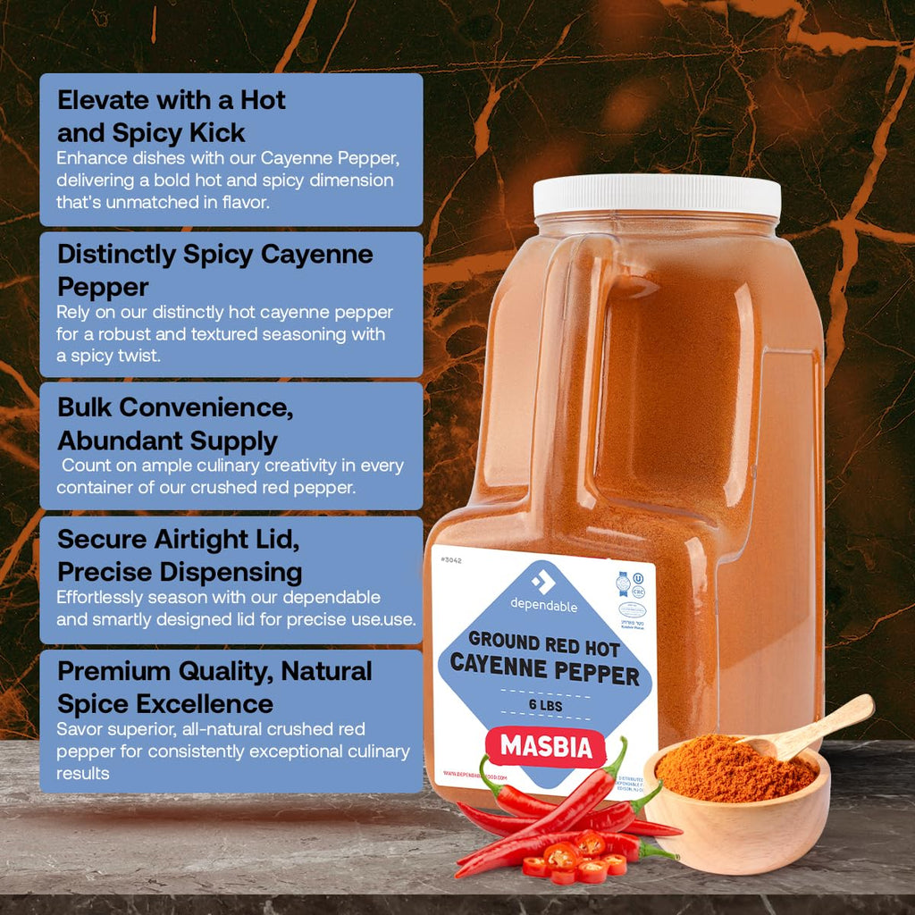 6 Lb Ground Red Pepper E791951