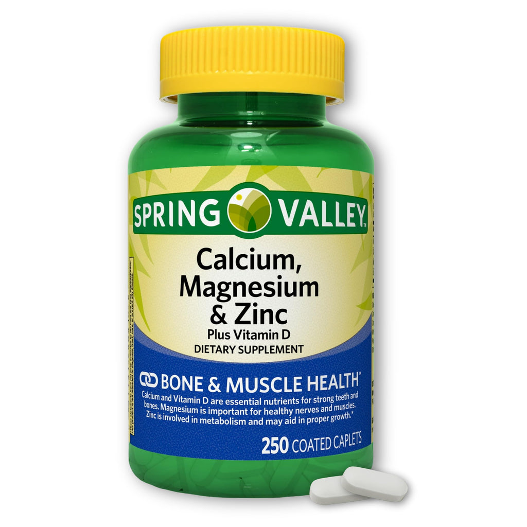 Calcium Magnesium Zinc with D3 Caplets 250ct Z4688
