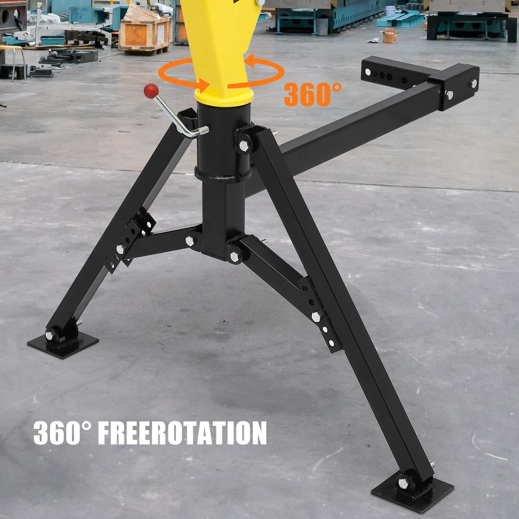Hydraulic Swivel Hitch Mounted Truck Crane 1000 LBS Capacity P543287