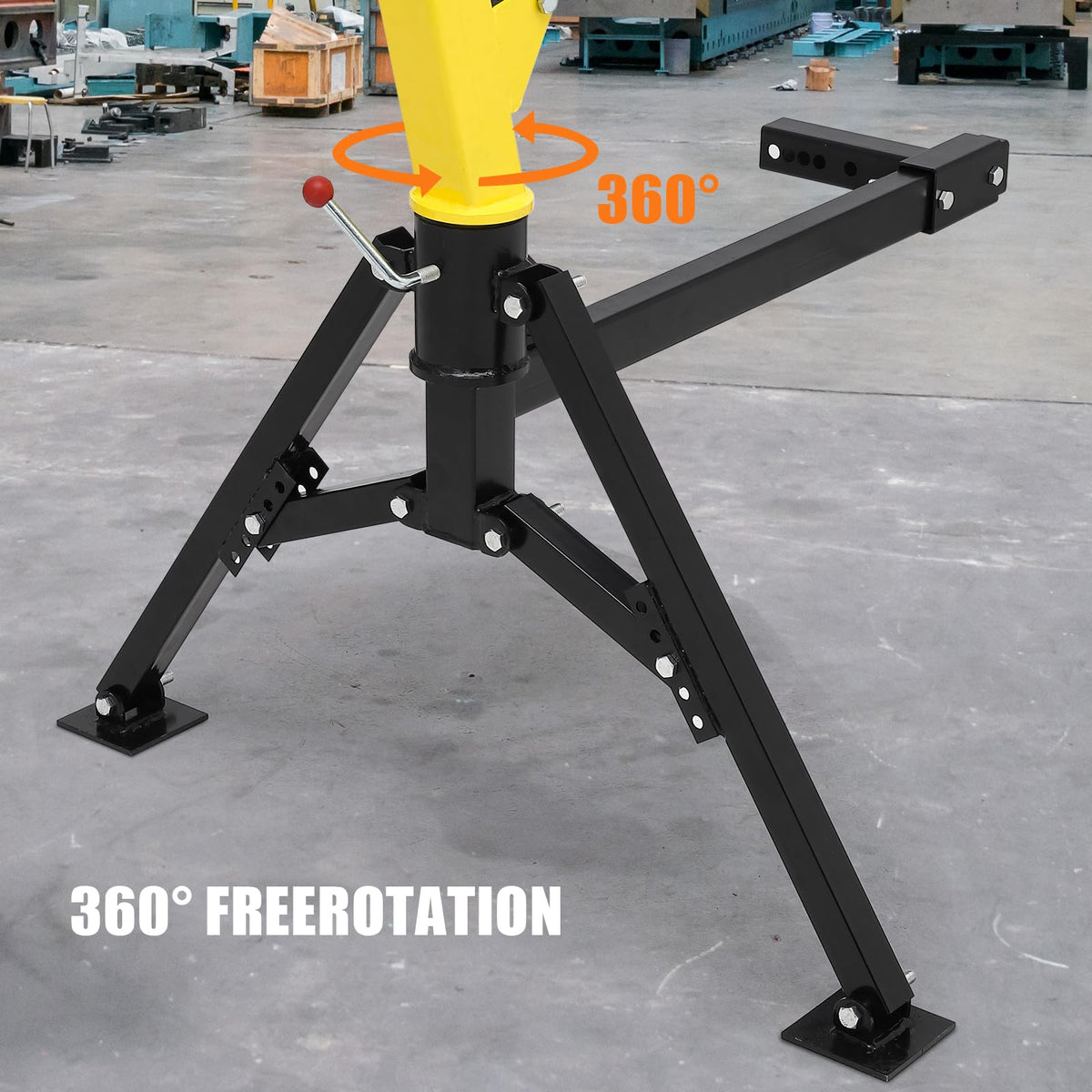 Hydraulic Swivel Hitch Mounted Truck Crane 1000 LBS Capacity P543287