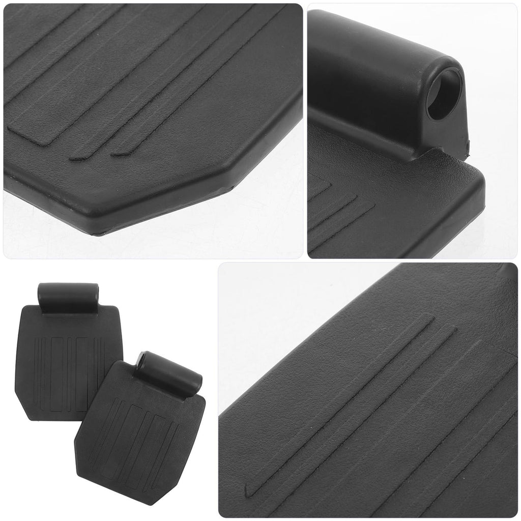 2pcs Heavy Duty Wheelchair Footrest Pedals Replacement Parts D96298