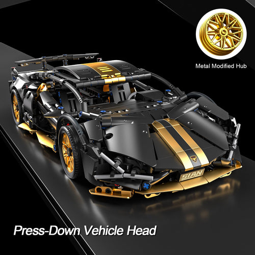 1:14 Building Block Car Set with LED H448