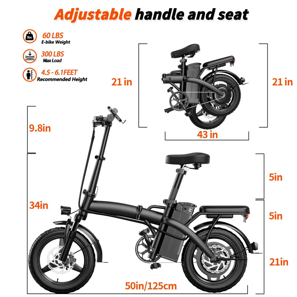 Foldable 500W Electric Bike S910