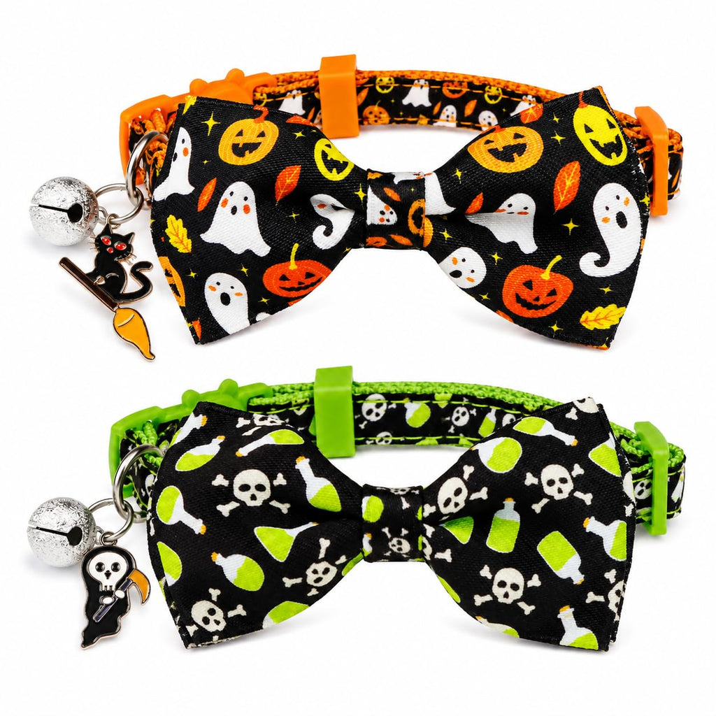 Halloween Cat Collar 2 Pack Adjustable Breakaway K62269