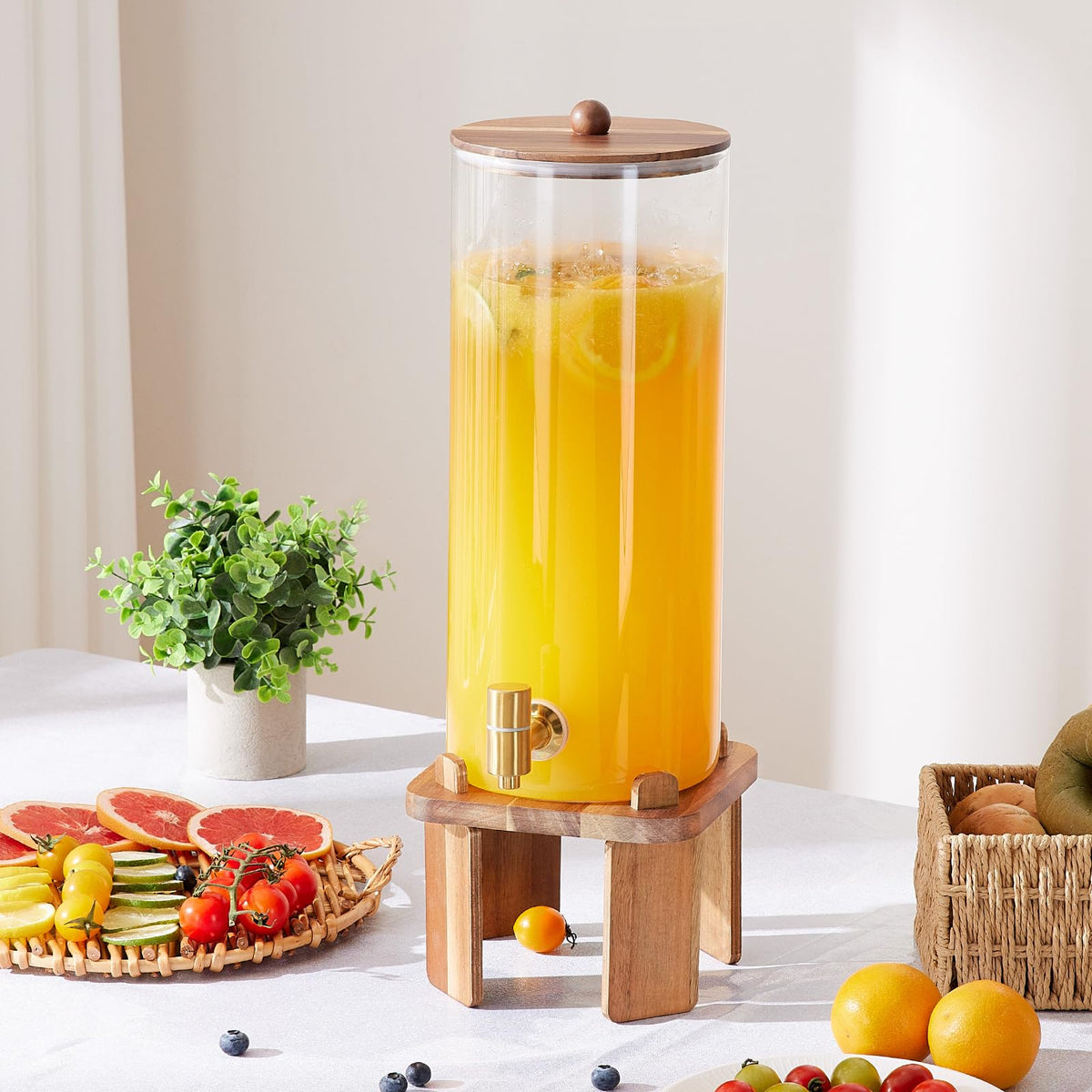 2 Gallon Drink Dispenser with Stand L56470