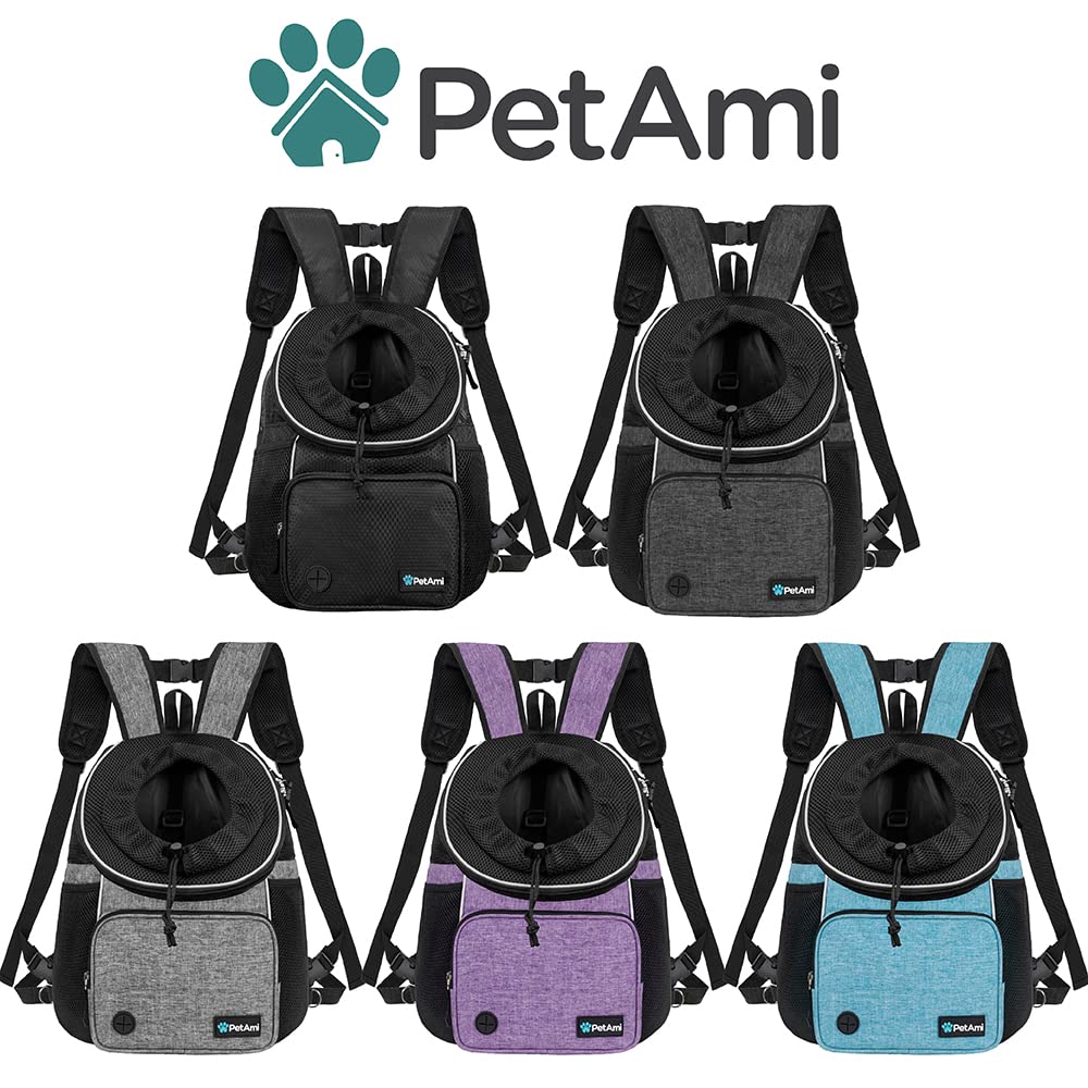 Adjustable Dog & Cat Carrier Backpack, Black X4743
