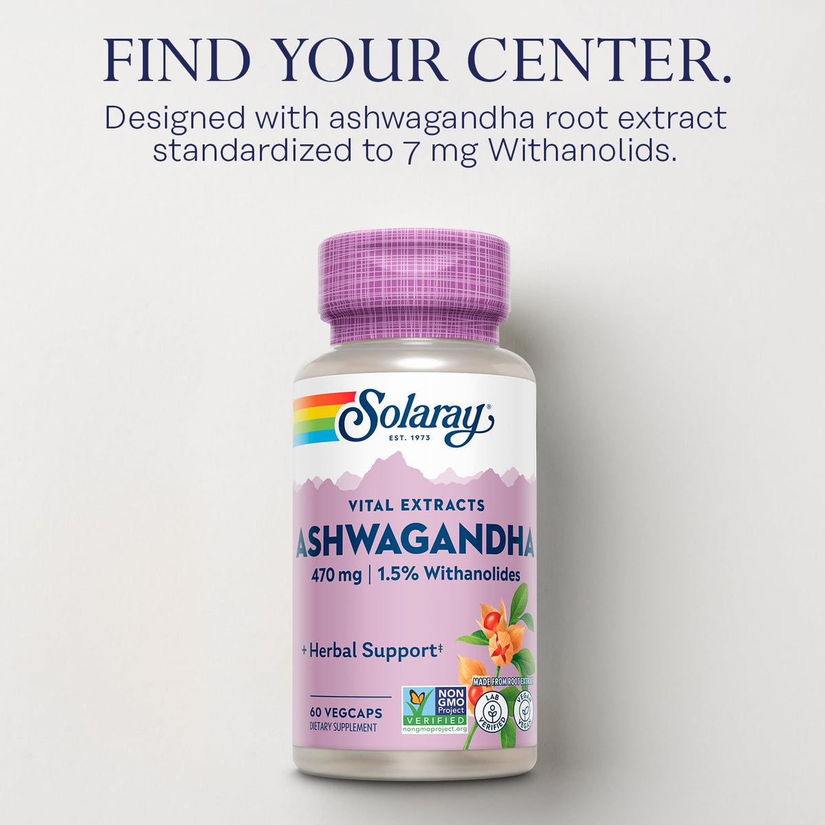 Ashwagandha 470 mg 60 VegCaps P748