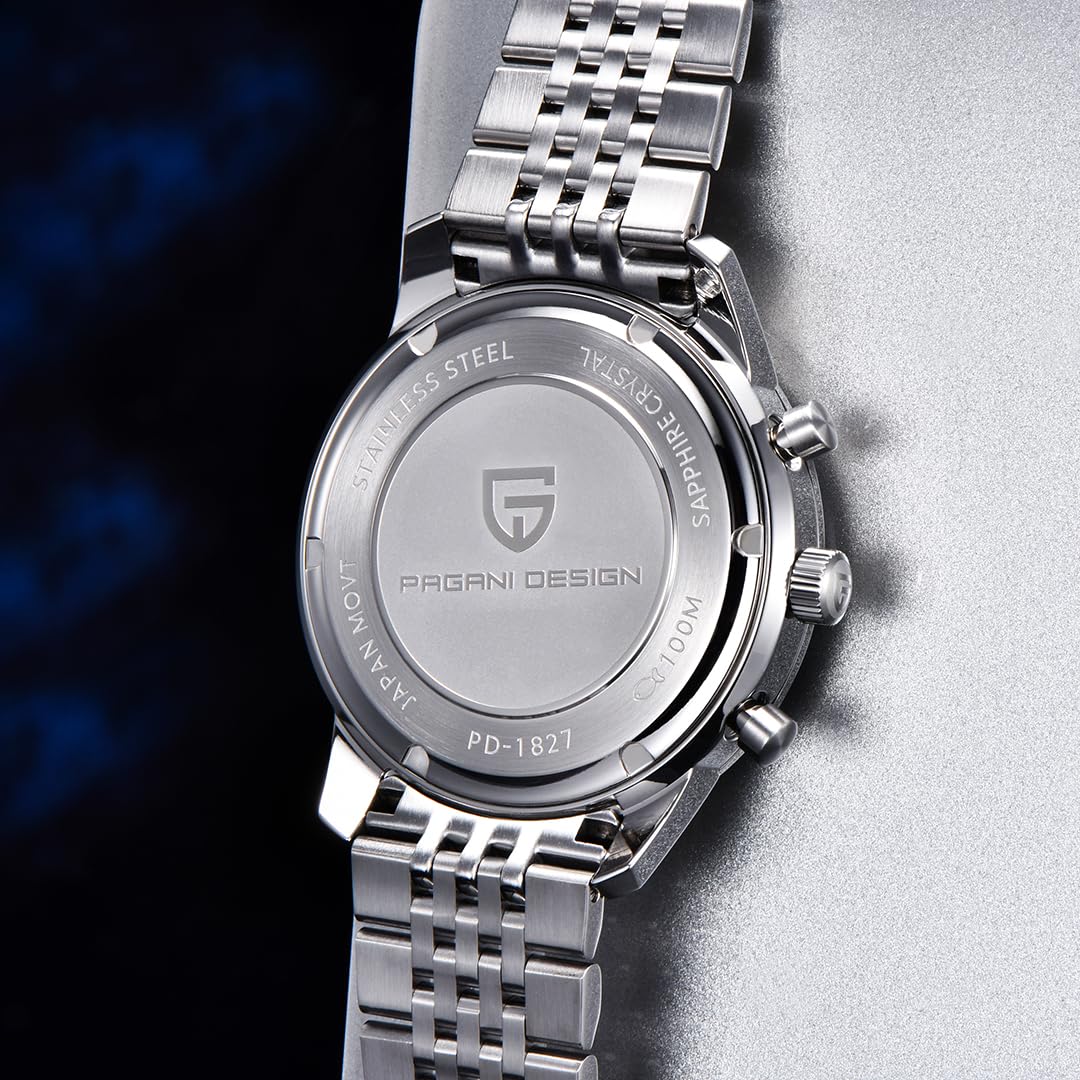 41MM Stainless Steel Chronograph Watch V687