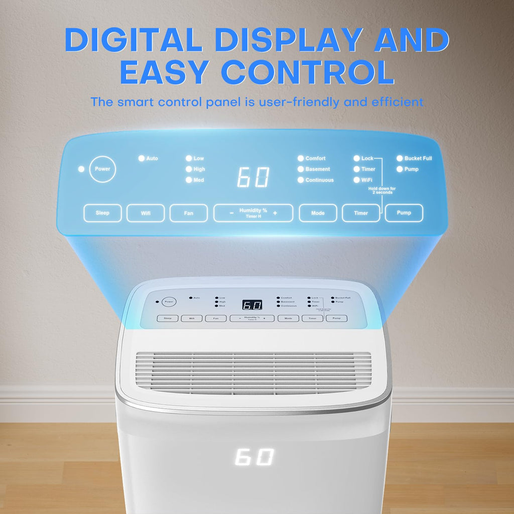 80 Pint Smart WiFi Dehumidifier M7119