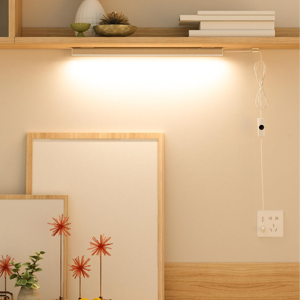 Under Cabinet LED Light Bar 12" 3000K Warm Kitchen Lamp X380837