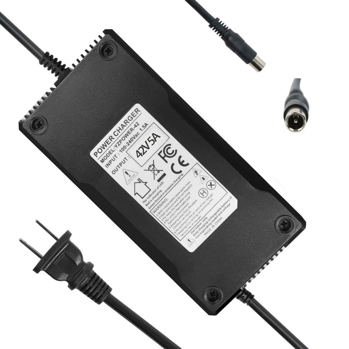 42V 5A Lithium Battery Charger 8mm Connector A136