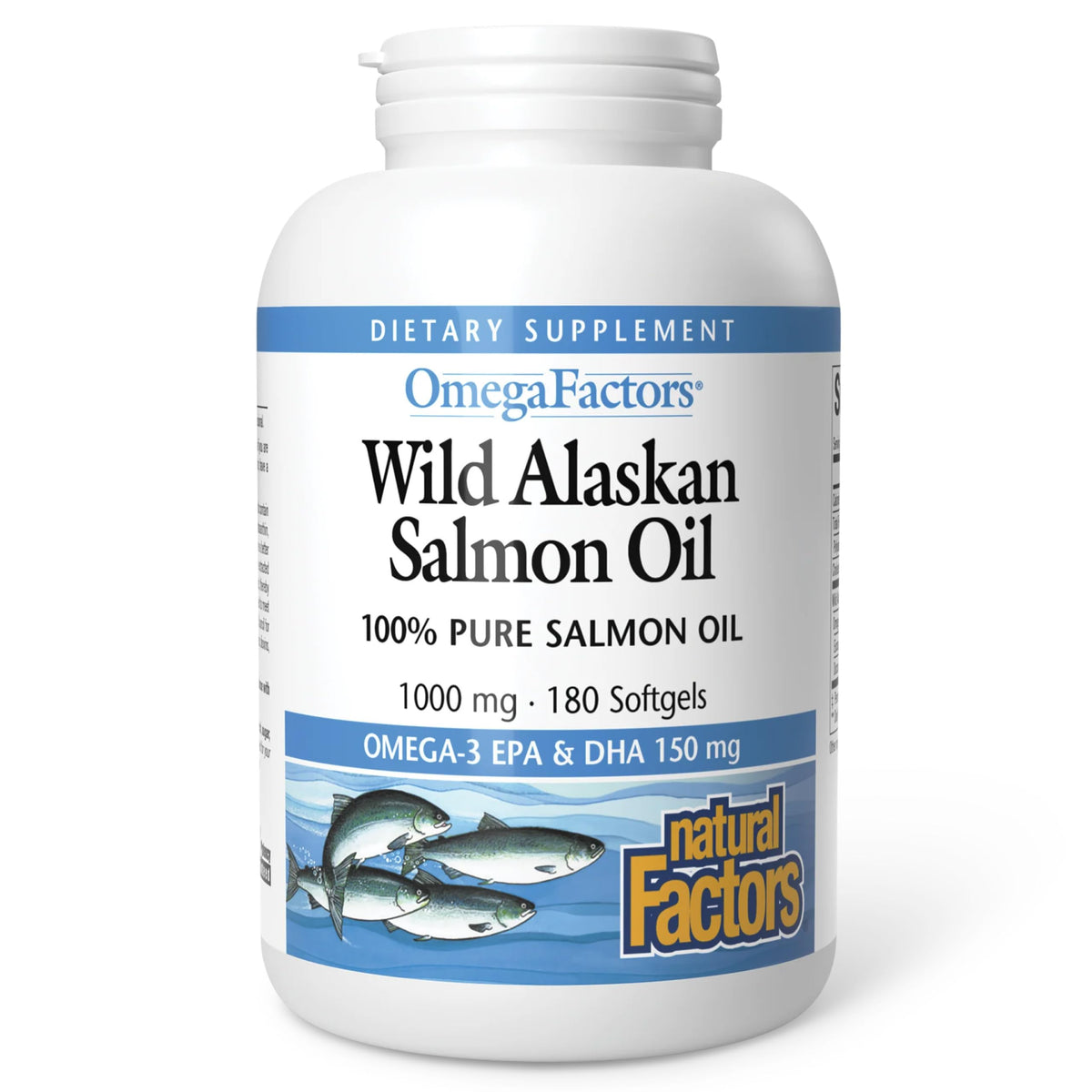Wild Alaskan Salmon Oil 1,000 mg Omega-3 180 Softgels R133