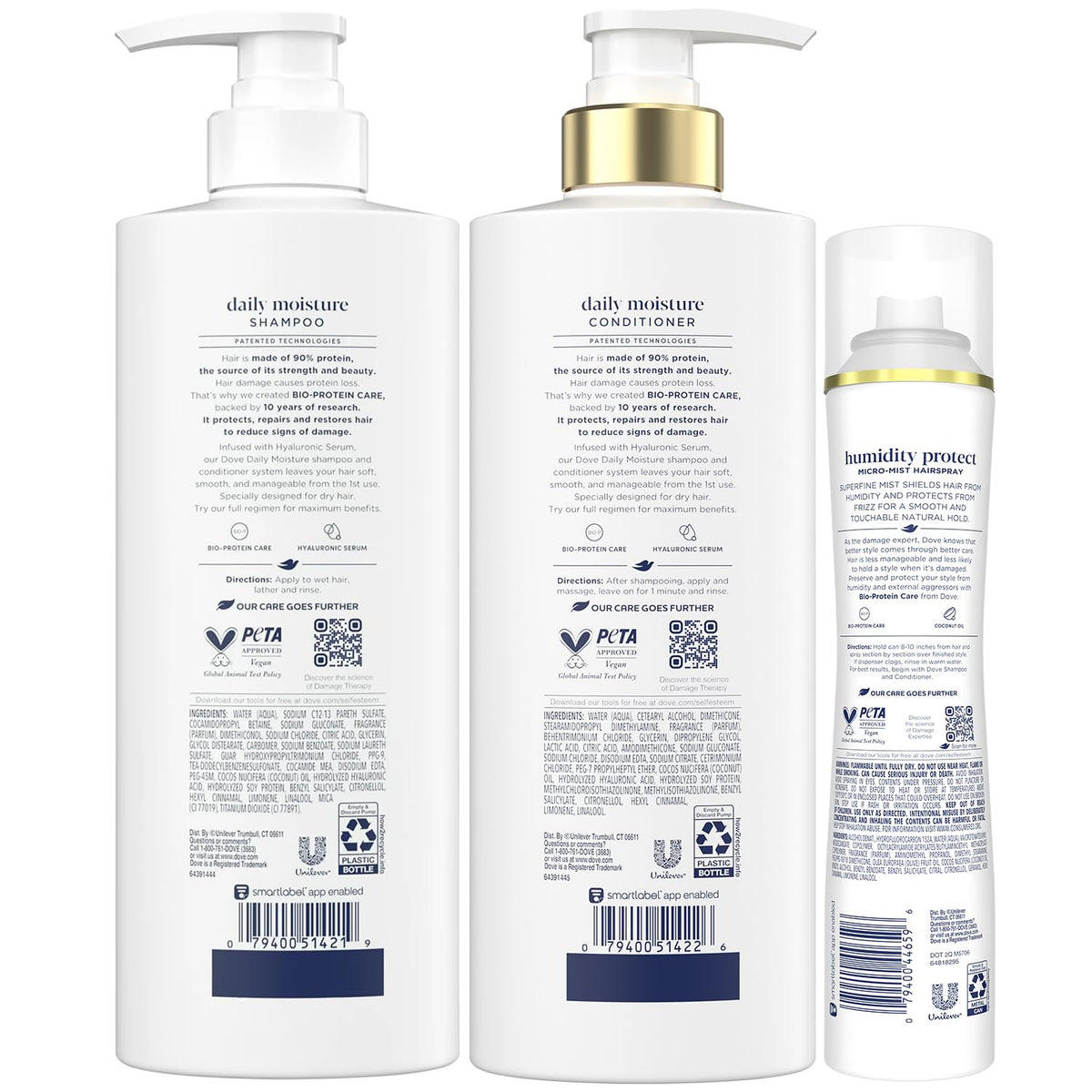Shampoo & Conditioner Set with Hairspray 3 Piece Set K77326