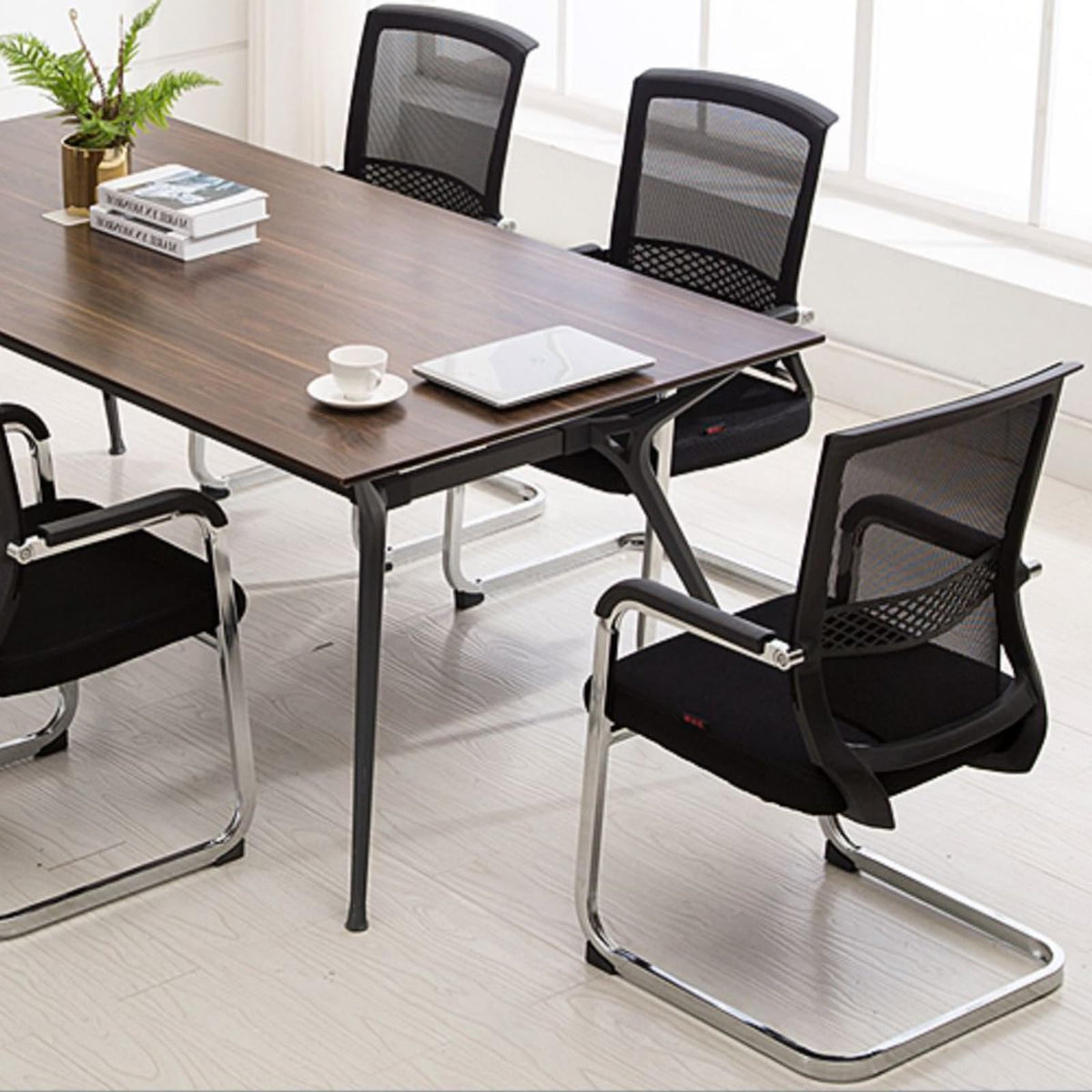 Orange Mesh Ergonomic Desk Chair with Lumbar Support N786