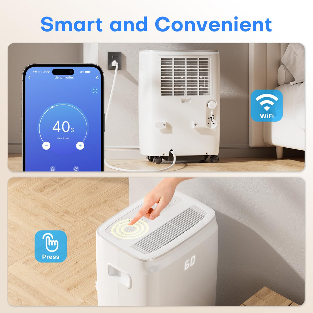 80 Pint Smart WiFi Dehumidifier M7119