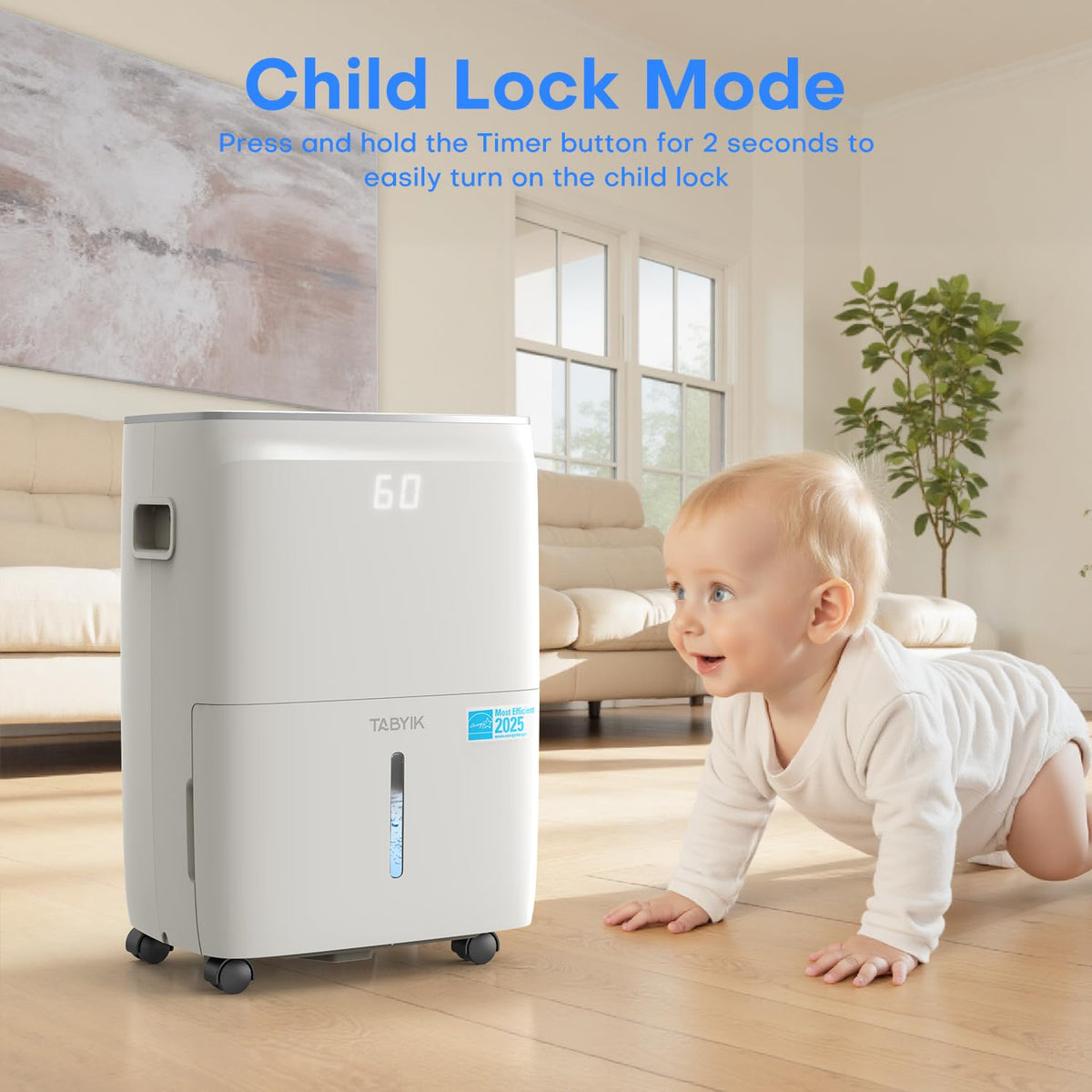 80 Pint Smart WiFi Dehumidifier M7119