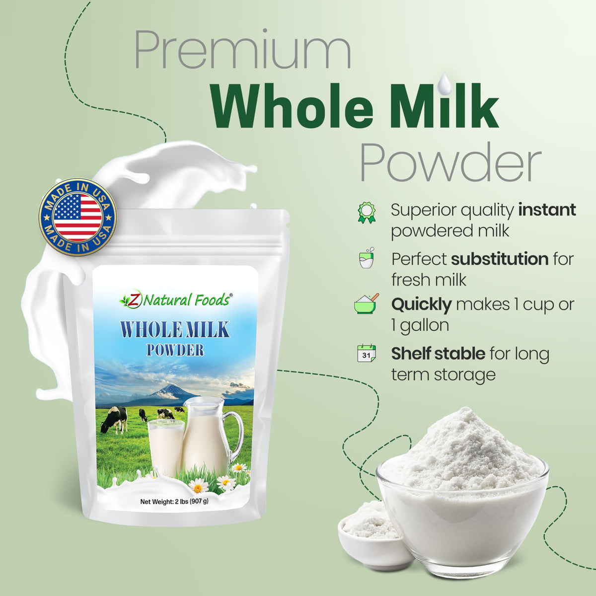 Whole Milk Powder 2 lb H439