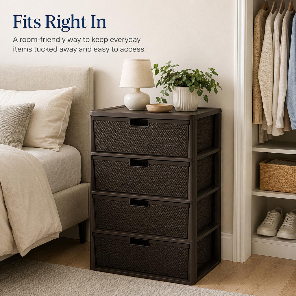 4 Drawer Tower with Removable Bins R84678