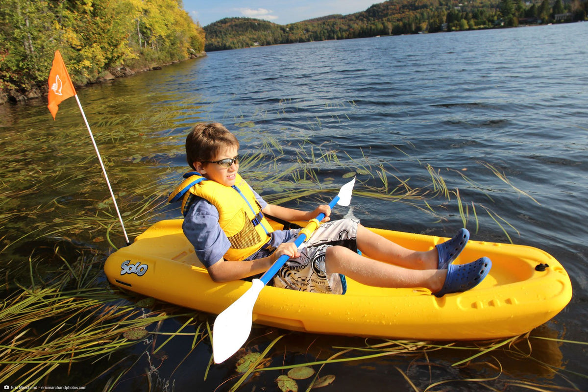 Blue & White Kids Kayak Paddle 152 cm W31552