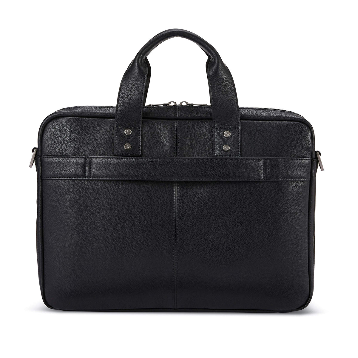 Black Leather Slim Brief L141