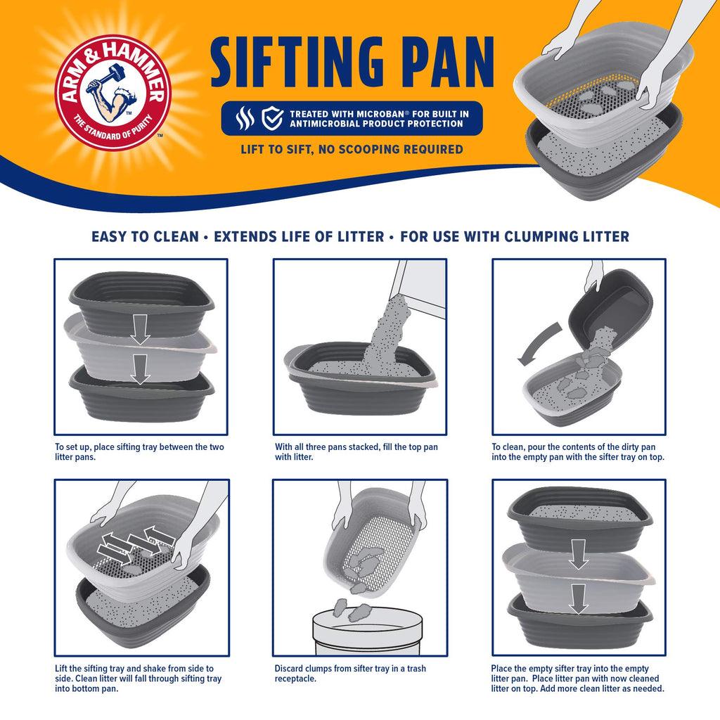Large Sifting Cat Litter Box X503