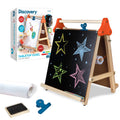 3-in-1 Tabletop Dry Erase Chalkboard Art Easel with Paper Roll G56191