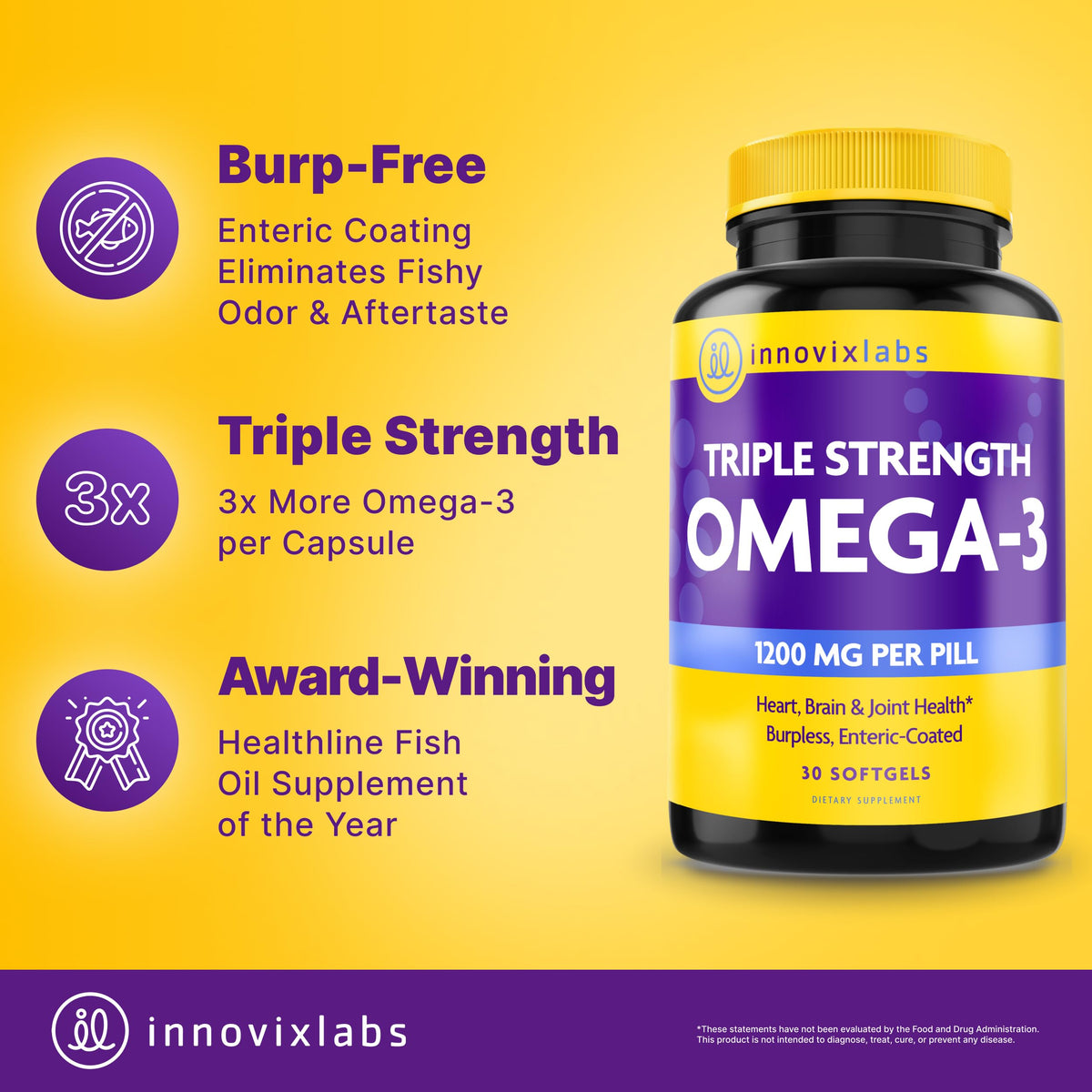 Omega 3 Fish Oil 900 mg EPA DHA Softgels J663309