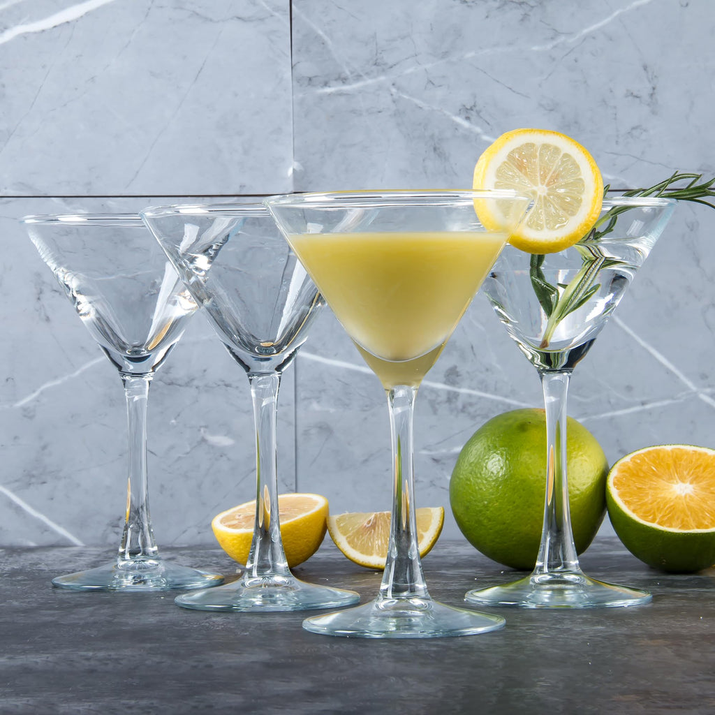 Clear Cocktail Glasses Set of 7, 6 Ounce Q2872