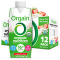 Organic Grass Fed Protein Shake, Strawberry, 11oz, 12pk I760445