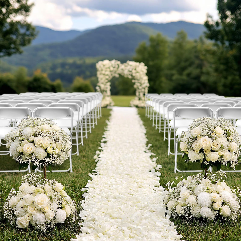 White Folding Chairs W462