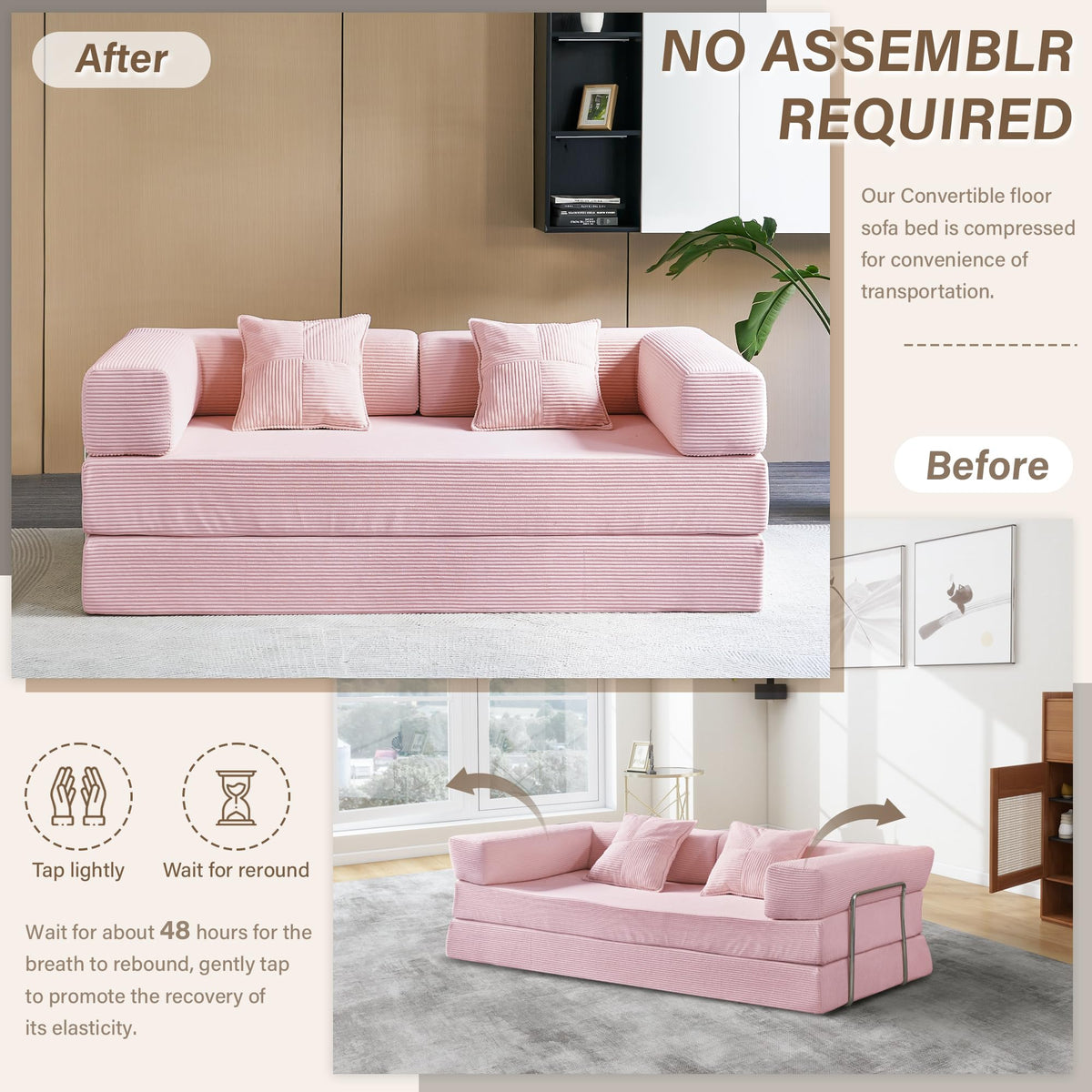 Foldable Sofa Bed V607623