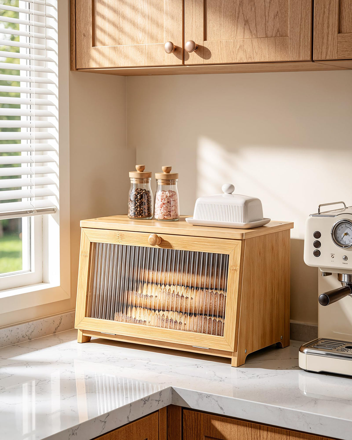Wooden Bread Box Y4335
