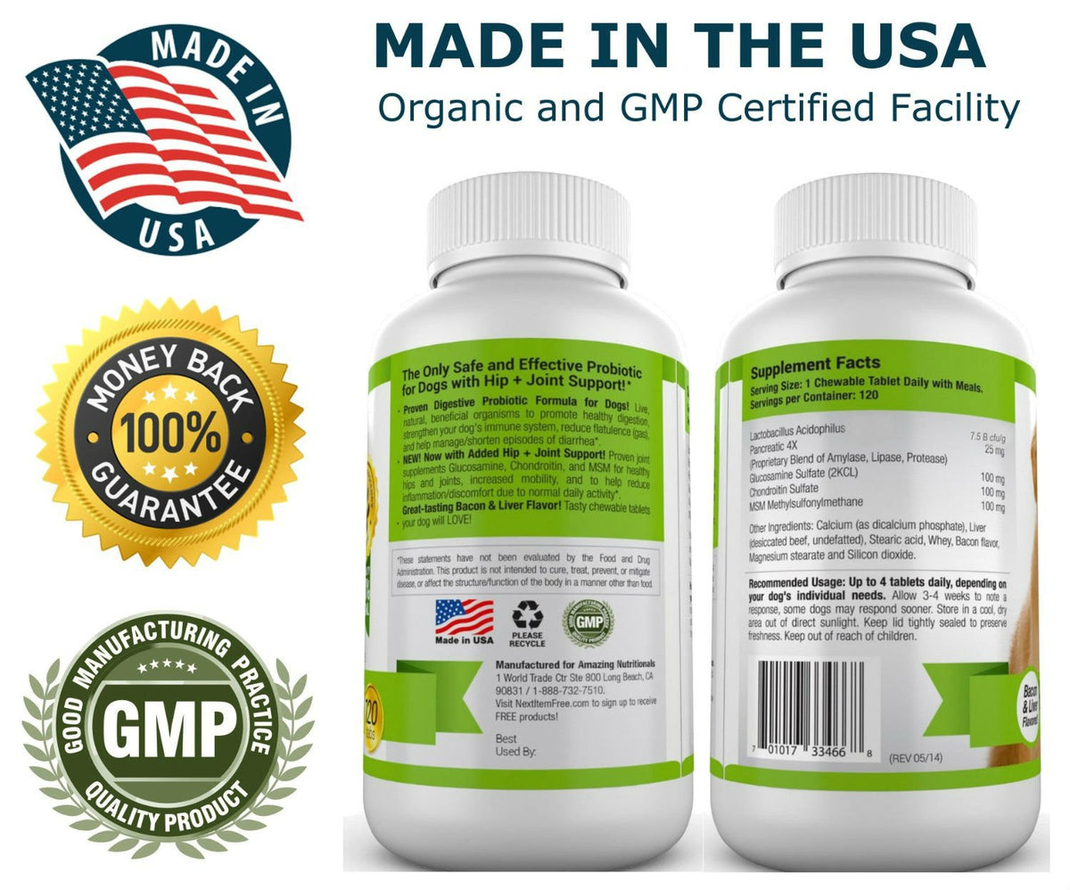 Probiotics for Dogs 120 Chews D7679