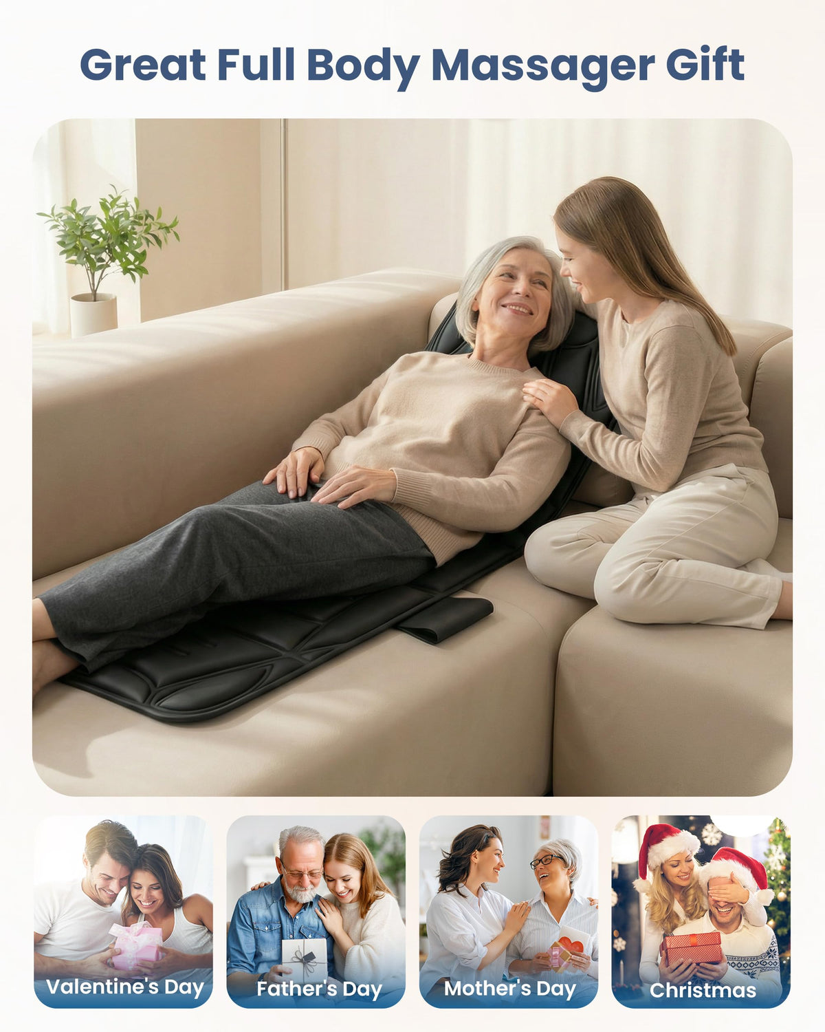 Full Body Massage Mat with Heat E392718
