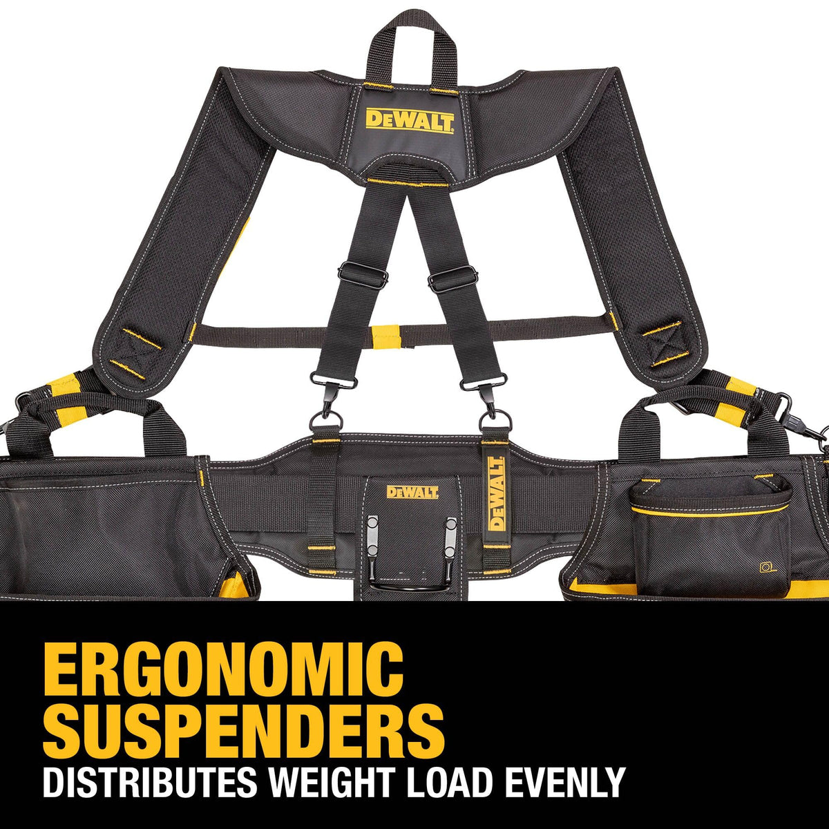 Heavy Duty Tool Belt Organizer with Suspenders and 25 Pockets M508