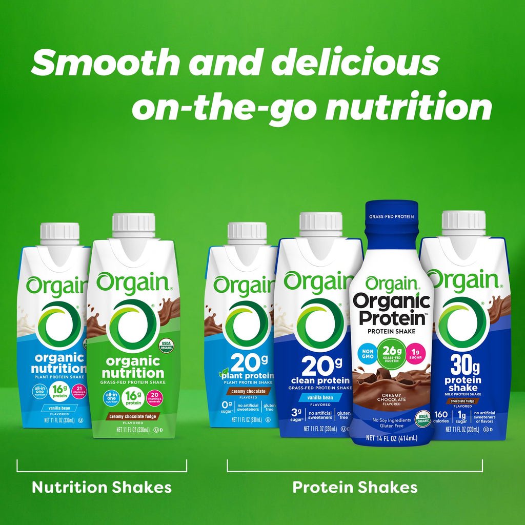 Organic Grass Fed Protein Shake, Strawberry, 11oz, 12pk I760445