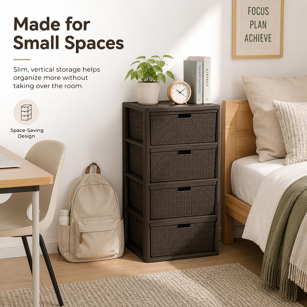 4 Drawer Tower with Removable Bins R84678