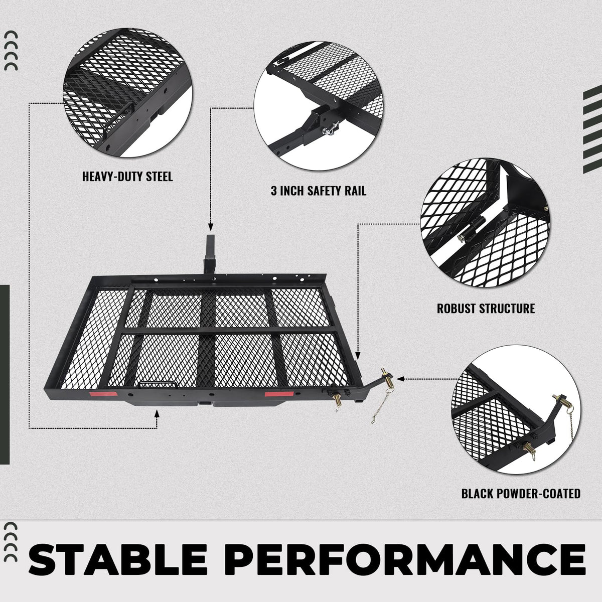 Steel Folding Mobility Scooter Carrier Rack D2260