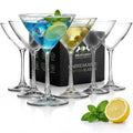 Unbreakable Plastic Martini Glasses, 8 oz Set of 6 G438255