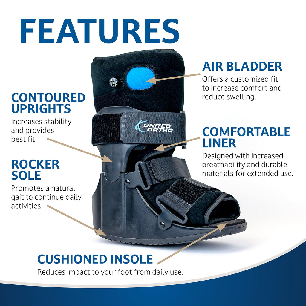 Short Air Cam Walker Fracture Boot, Medium, Black B13522