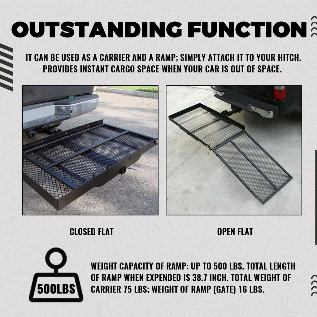 Steel Folding Mobility Scooter Carrier Rack D2260