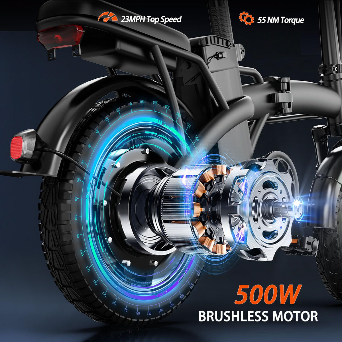 Foldable 500W Electric Bike S910