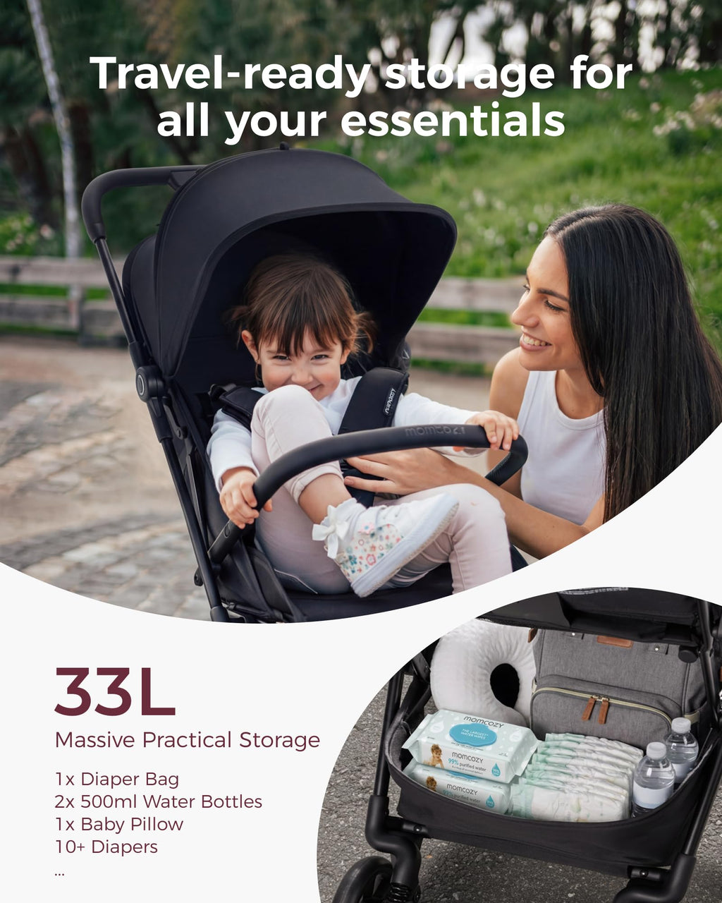 Travel Stroller with One-Hand Fold P58067