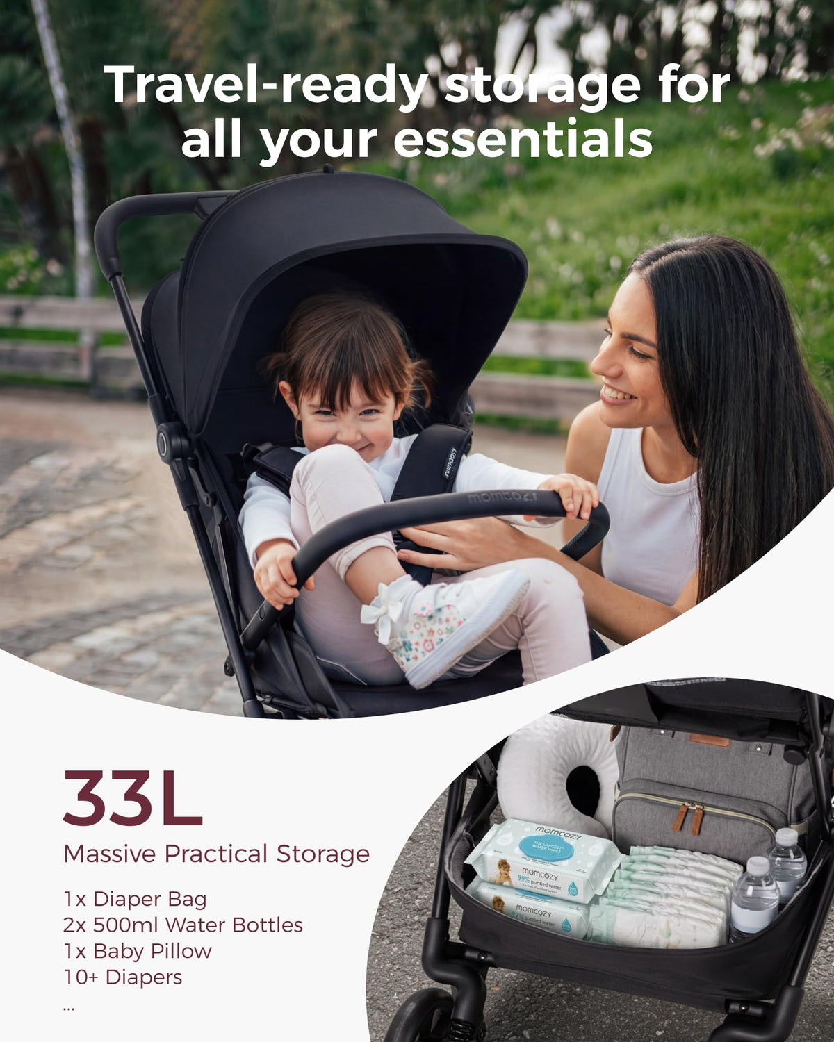 Travel Stroller with One-Hand Fold P58067