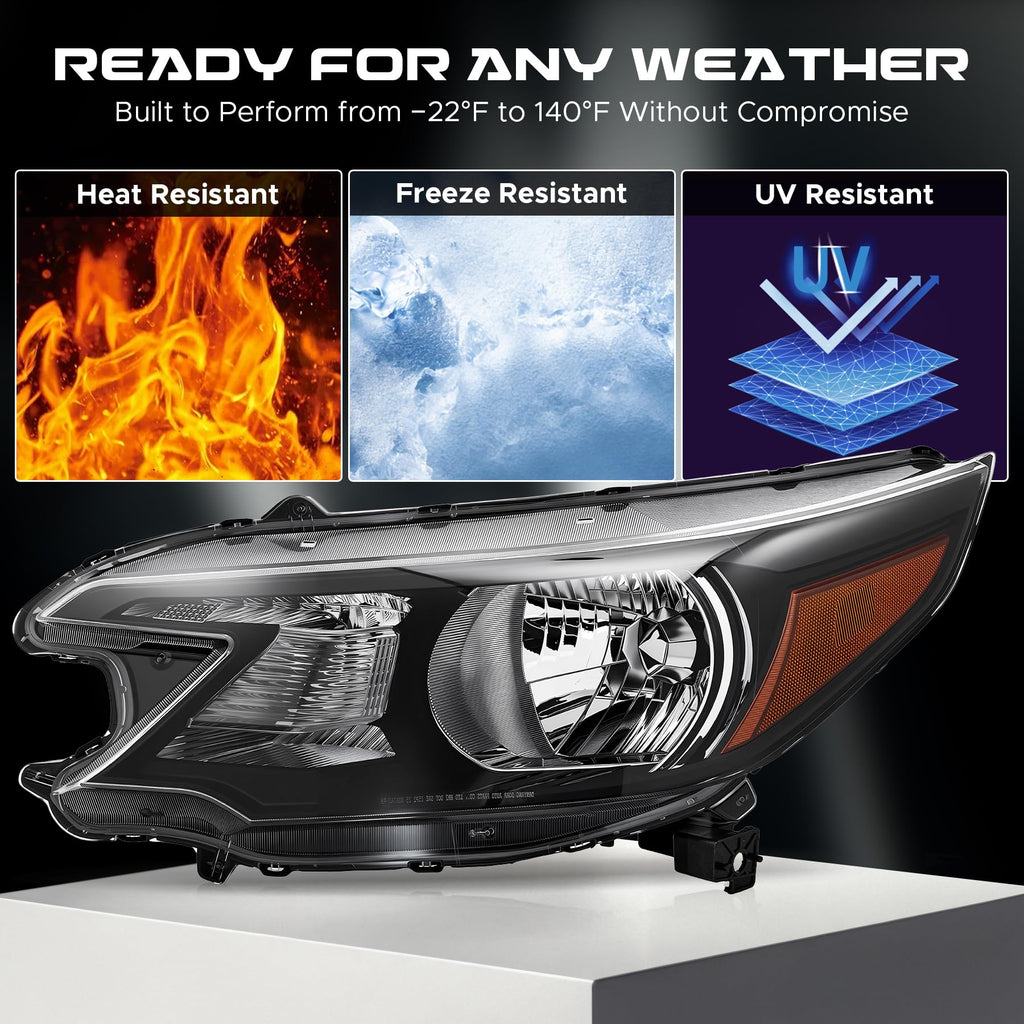 Headlight Compatible with 2012-2014 Honda CR-V Halogen Type N96686