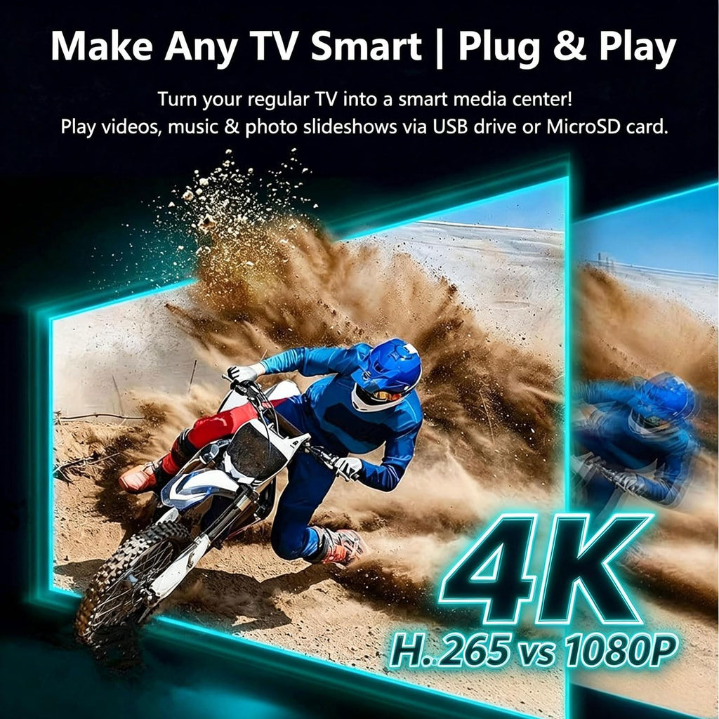 4K Full-HD USB microSD Digital Media Player U33131