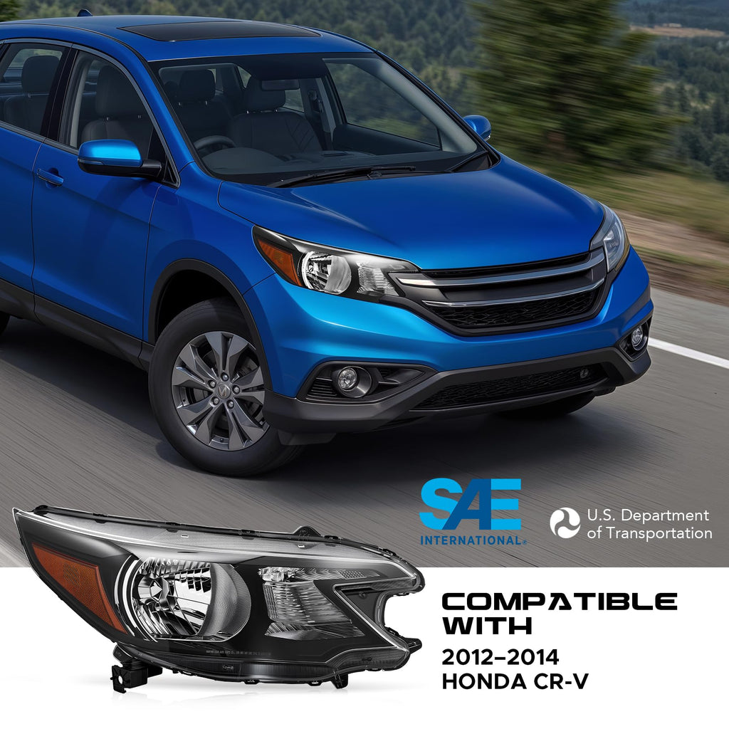 Headlight Compatible with 2012-2014 Honda CR-V Halogen Type N96686