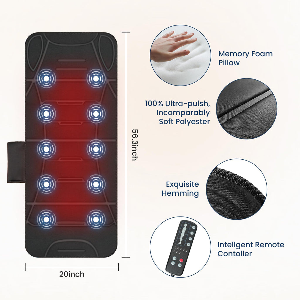 Full Body Massage Mat with Heat E392718