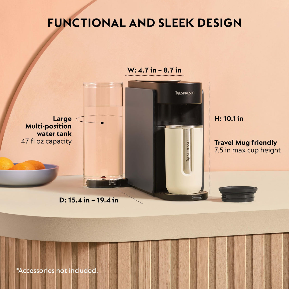 Grey Coffee & Espresso Maker M50660